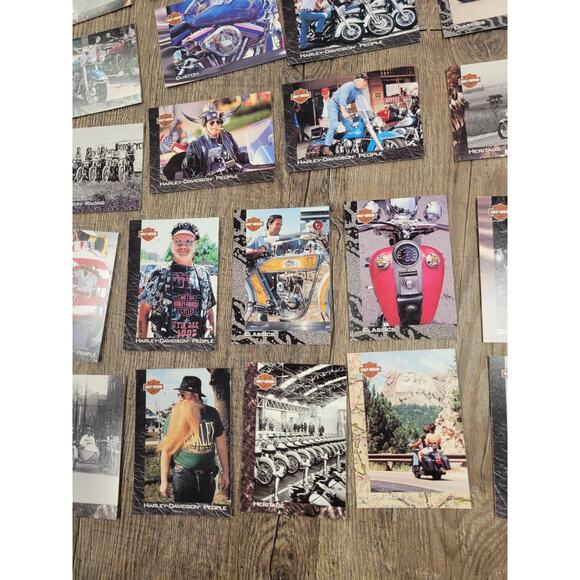 Harley-Davidson Heritage 1994 Skybox Cards Trading Lot of 36 - Picture 5 of 8